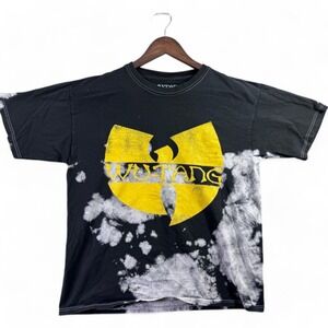 Wu-Tang Clan Tie Dye Graphic T-Shirt Medium M Cotton Hip Hop Rap RZA Method Man